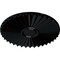 Ekena Millwork Shakuras Ceiling Medallion (For Canopies up to 5"), Hand-Painted Black Pearl, 19 3/4"OD x 1 3/8"P CM20SHBPS - alternate 3